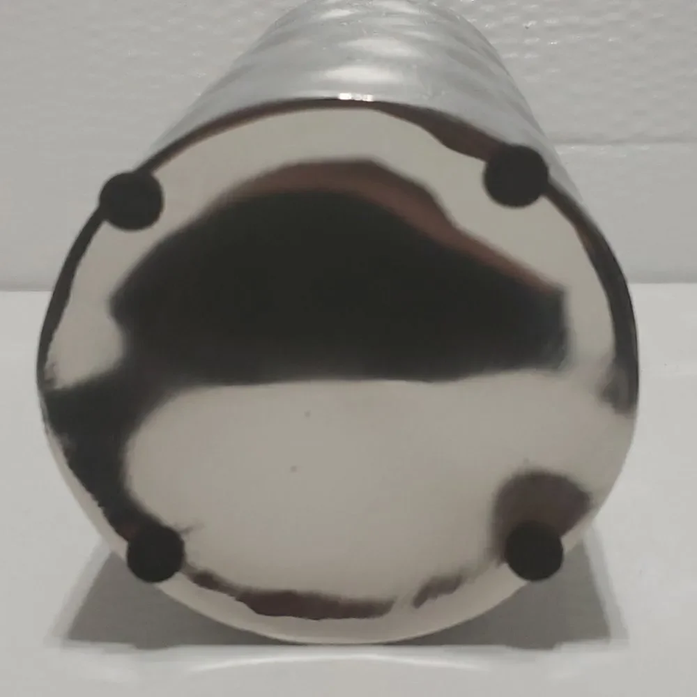 Pier 1 tall modern silver vase